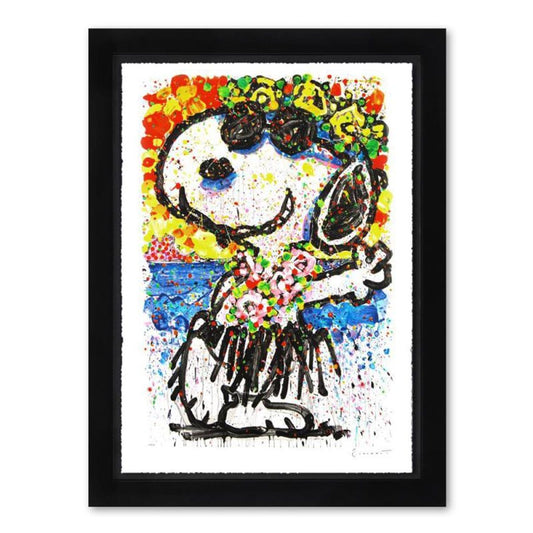 Tom Everhart, "Boom Shaka Laka Laka" Framed Limited Edition Hand Pulled Original Lithograph. Hand Signed, with Letter of Authenticity.