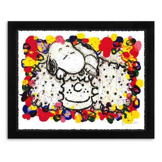 Tom Everhart, "Why I Like Big Hair" Framed Limited Edition Hand Pulled Original Lithograph. Hand Signed, with Letter of Authenticity.