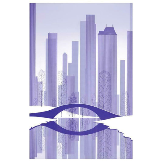 Eyvind Earle (1916-2000), "Central Park" Limited Edition Serigraph on Paper; Numbered & Hand Signed; with Certificate of Authenticity.