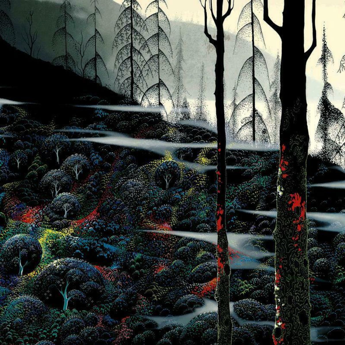 Eyvind Earle (1916-2000), "Dawns First Light" Limited Edition Serigraph on Paper; Numbered & Hand Signed; with Certificate of Authenticity.
