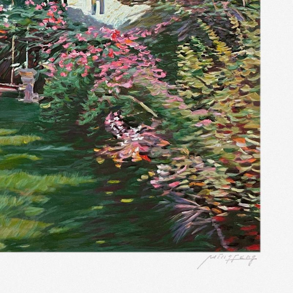 Ming Feng, "Sandy Bay" Limited Edition Printer's Proof Serigraph, Numbered and Hand Signed with Letter of Authenticity