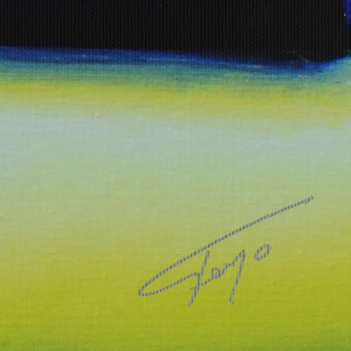 Ferjo, "Man in the Bowler Hat" Limited Edition on Canvas, Numbered and Signed with Letter of Authenticity.
