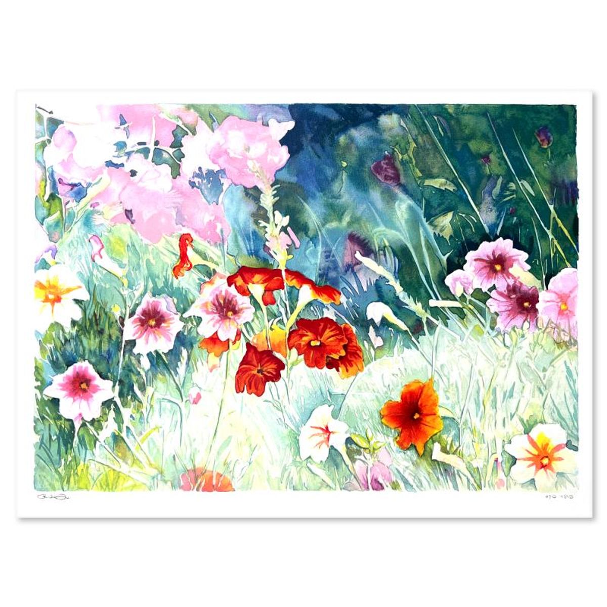 Perla Fox, Hand Signed, Numbered Limited Edition Serigraph with Letter of Authenticity.
