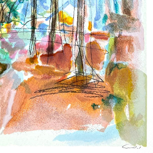 Yehoshua Front, Limited Edition Serigraph, Hand Signed and Numbered with Letter of Authenticity.