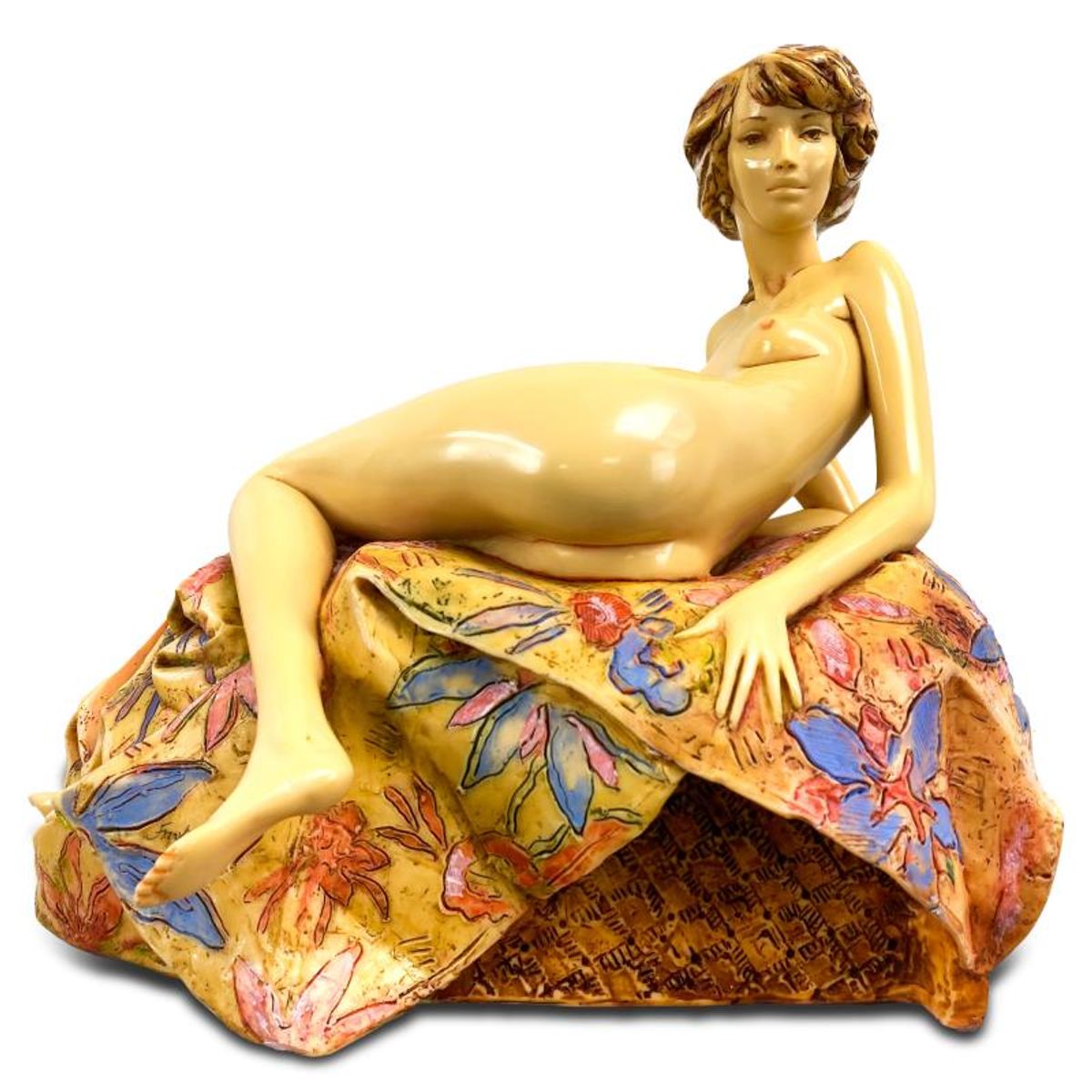 Frank Gallo, "Awakening Beauty" Limited Edition Epoxy Resin Sculpture, Numbered and Hand Signed with Letter of Authenticity.