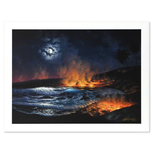Walfrido, "Creating Life" Limited Edition Lithograph, Numbered and Hand Signed with Letter of Authenticity.