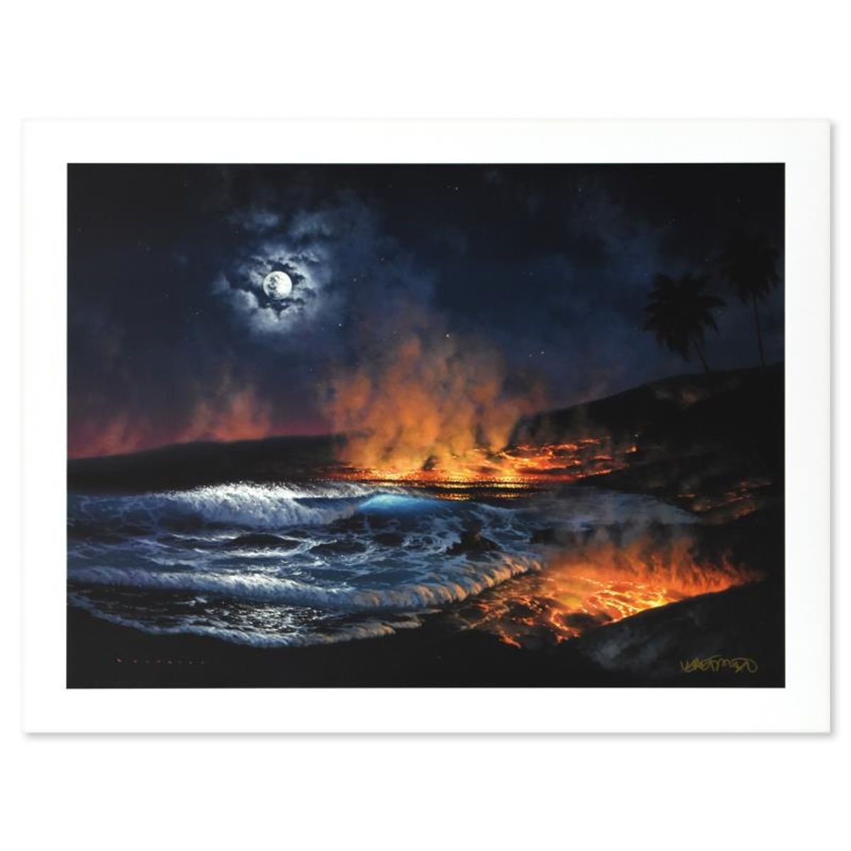 Walfrido, "Creating Life" Limited Edition Lithograph, Numbered and Hand Signed with Letter of Authenticity.