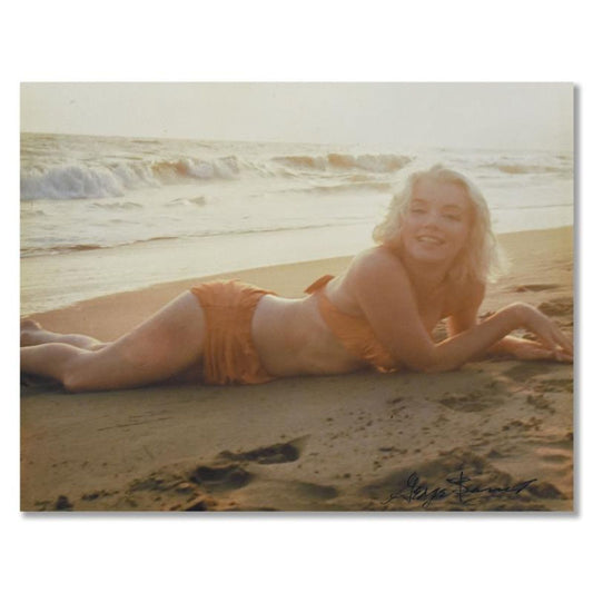 George Barris (1922-2016), "Marilyn Monroe: The Last Shoot" Photograph Printed from the Original Negative, Hand Signed and with Letter of Authenticity