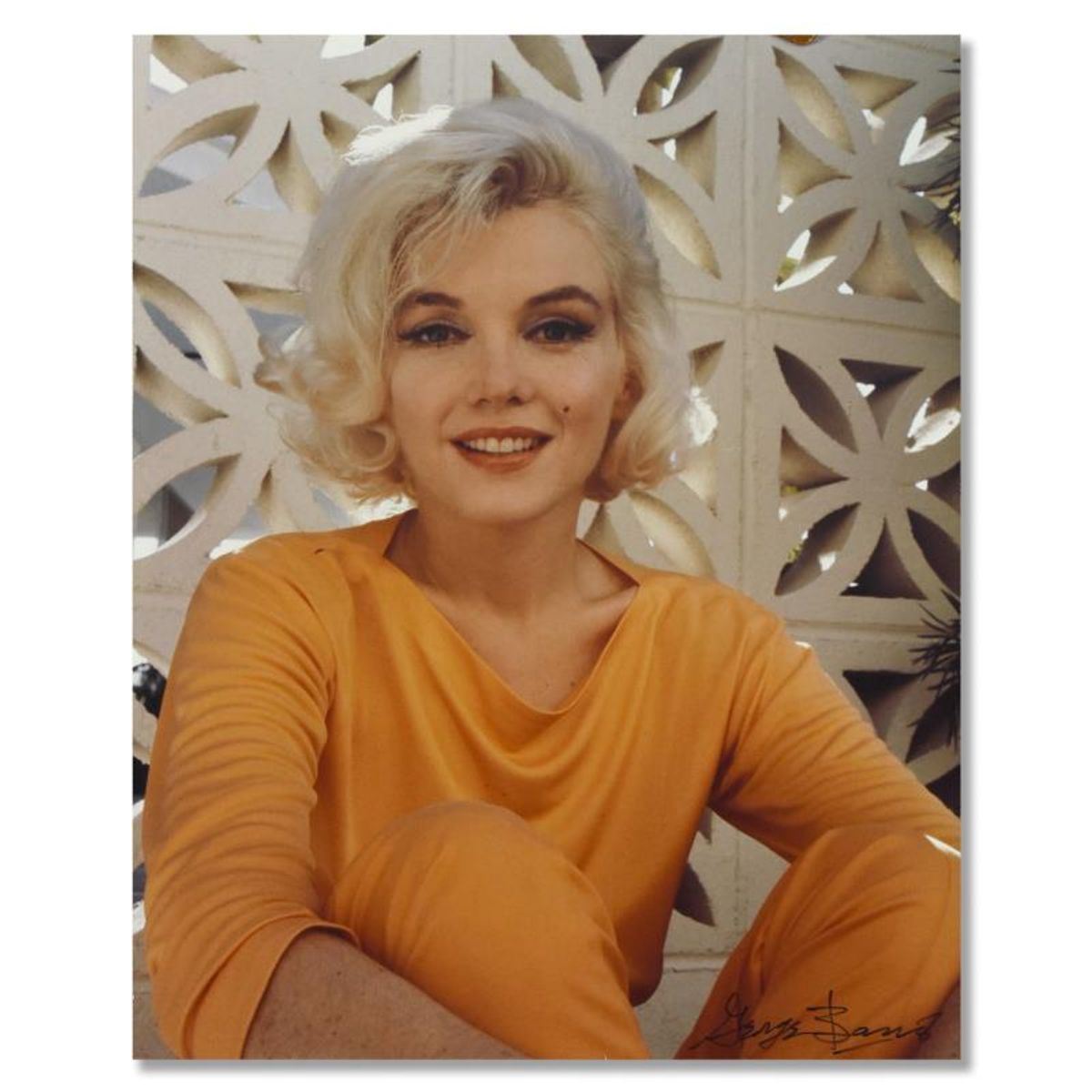 George Barris (1922-2016), "Marilyn Monroe: The Last Shoot" Photograph Printed from the Original Negative, Hand Signed and with Letter of Authenticity