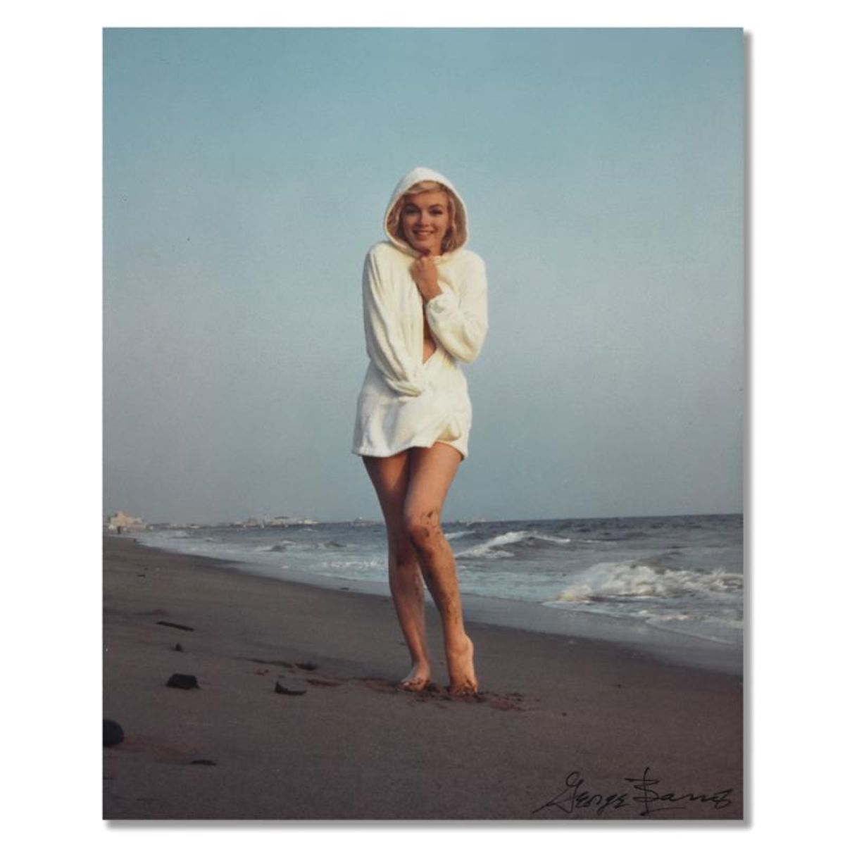 George Barris (1922-2016), "Marilyn Monroe: The Last Shoot" Photograph Printed from the Original Negative, Hand Signed and with Letter of Authenticity
