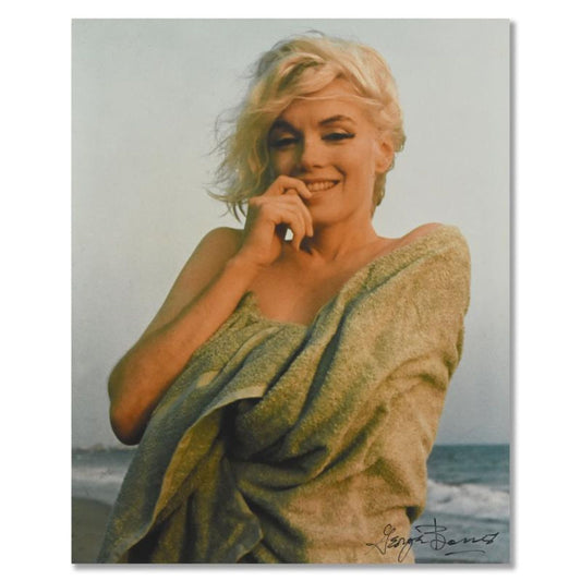 George Barris (1922-2016), "Marilyn Monroe: The Last Shoot" Photograph Printed from the Original Negative, Hand Signed and with Letter of Authenticity