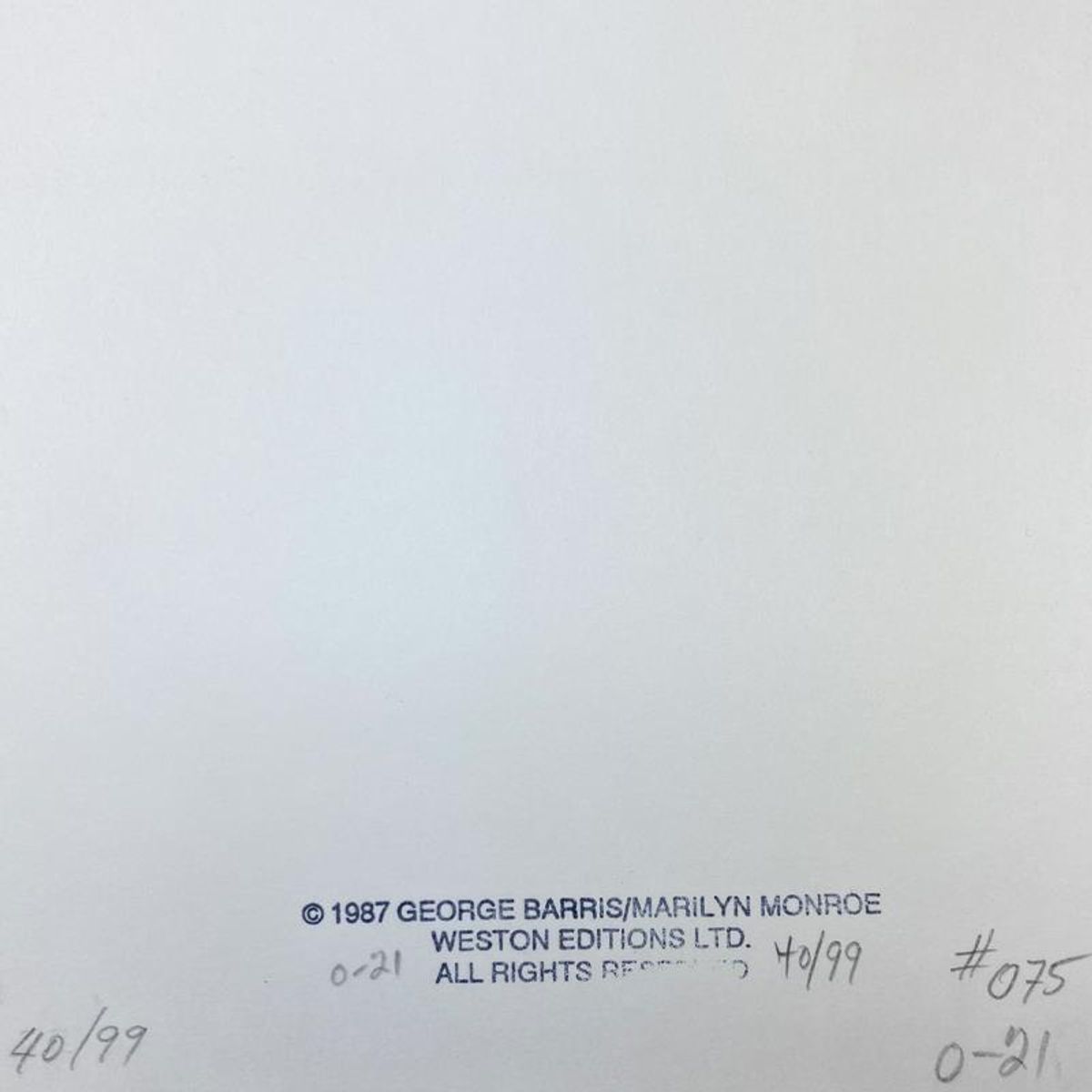 George Barris (1922-2016), "Marilyn Monroe: The Last Shoot" Framed Photograph Printed from the Original Negative, Hand Signed and with Letter of Authenticity