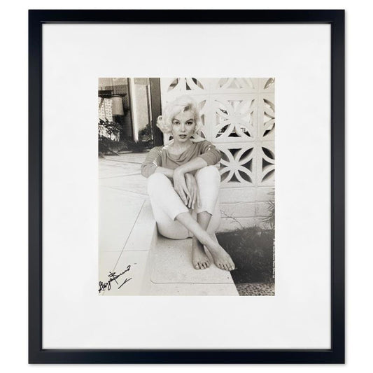 George Barris (1922-2016), "Marilyn Monroe: The Last Shoot" Framed Photograph Printed from the Original Negative, Hand Signed and with Letter of Authenticity