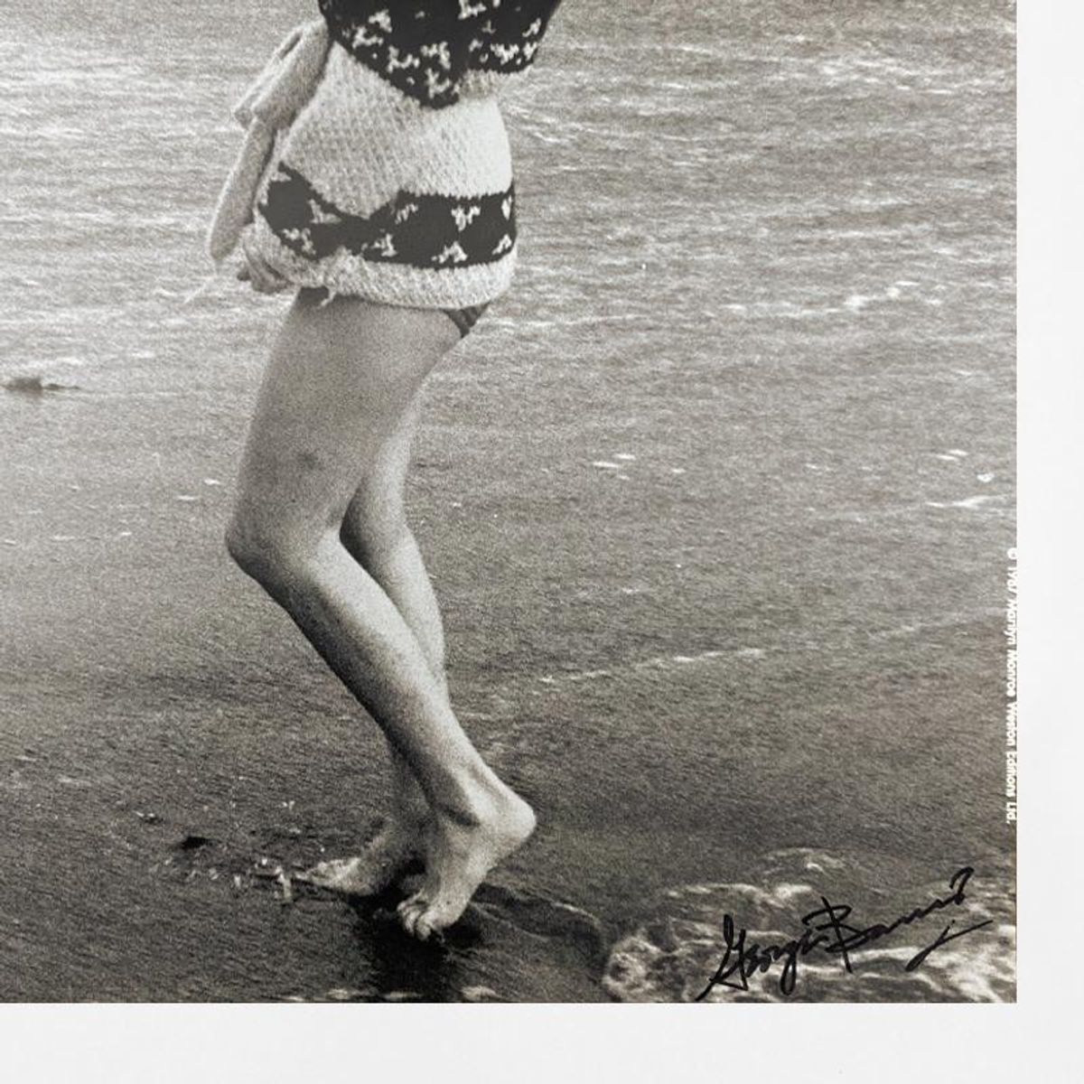 George Barris (1922-2016), "Marilyn Monroe: The Last Shoot" Framed Photograph Printed from the Original Negative, Hand Signed and with Letter of Authenticity