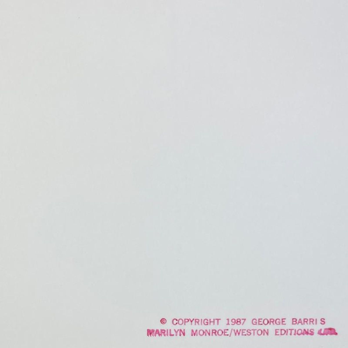 George Barris (1922-2016), "Marilyn Monroe: The Last Shoot" Framed Photograph Printed from the Original Negative, Hand Signed and with Letter of Authenticity