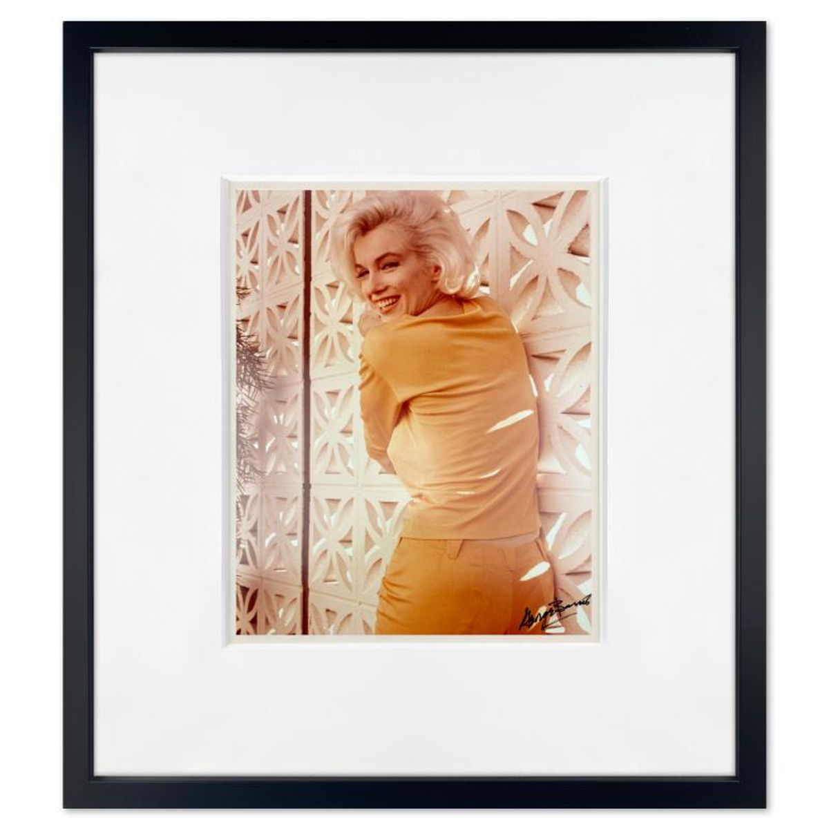 George Barris (1922-2016), "Marilyn Monroe: The Last Shoot" Framed Photograph Printed from the Original Negative, Hand Signed and with Letter of Authenticity