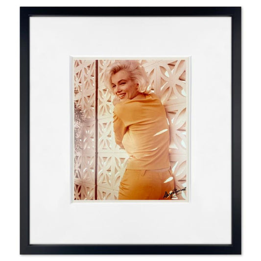 George Barris (1922-2016), "Marilyn Monroe: The Last Shoot" Framed Photograph Printed from the Original Negative, Hand Signed and with Letter of Authenticity