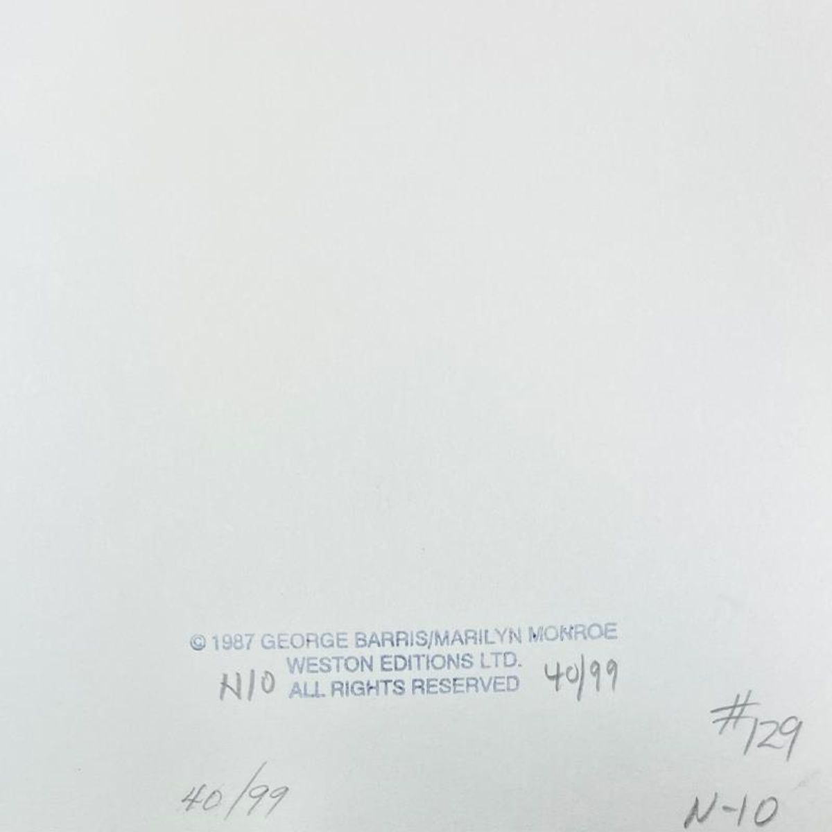 George Barris (1922-2016), "Marilyn Monroe: The Last Shoot" Framed Photograph Printed from the Original Negative, Hand Signed and with Letter of Authenticity