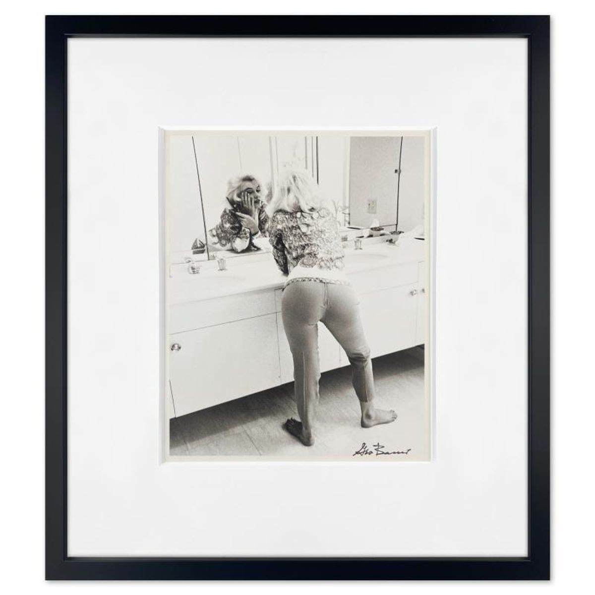 George Barris (1922-2016), "Marilyn Monroe: The Last Shoot" Framed Photograph Printed from the Original Negative, Hand Signed and with Letter of Authenticity