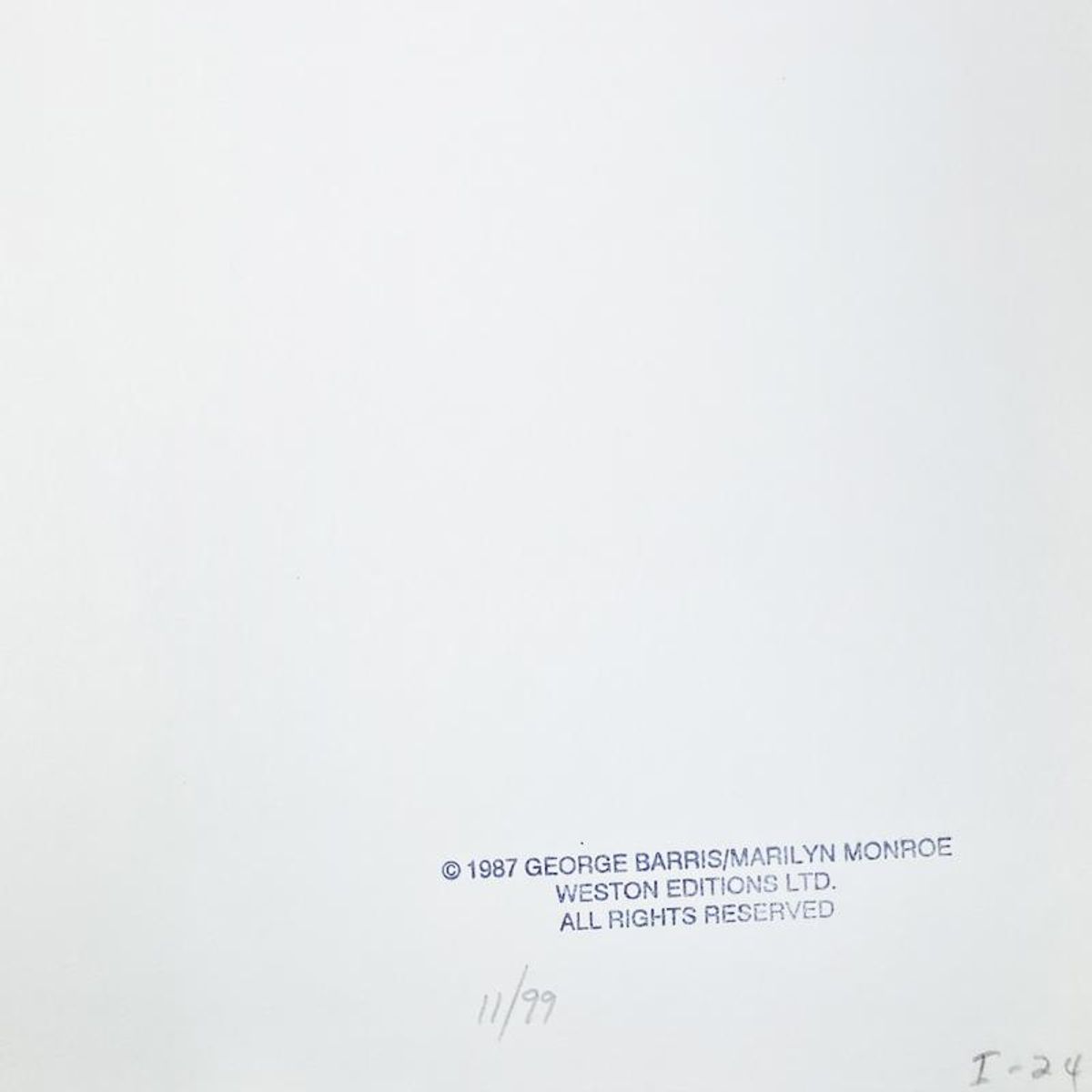 George Barris (1922-2016), "Marilyn Monroe: The Last Shoot" Framed Photograph Printed from the Original Negative, Hand Signed and with Letter of Authenticity