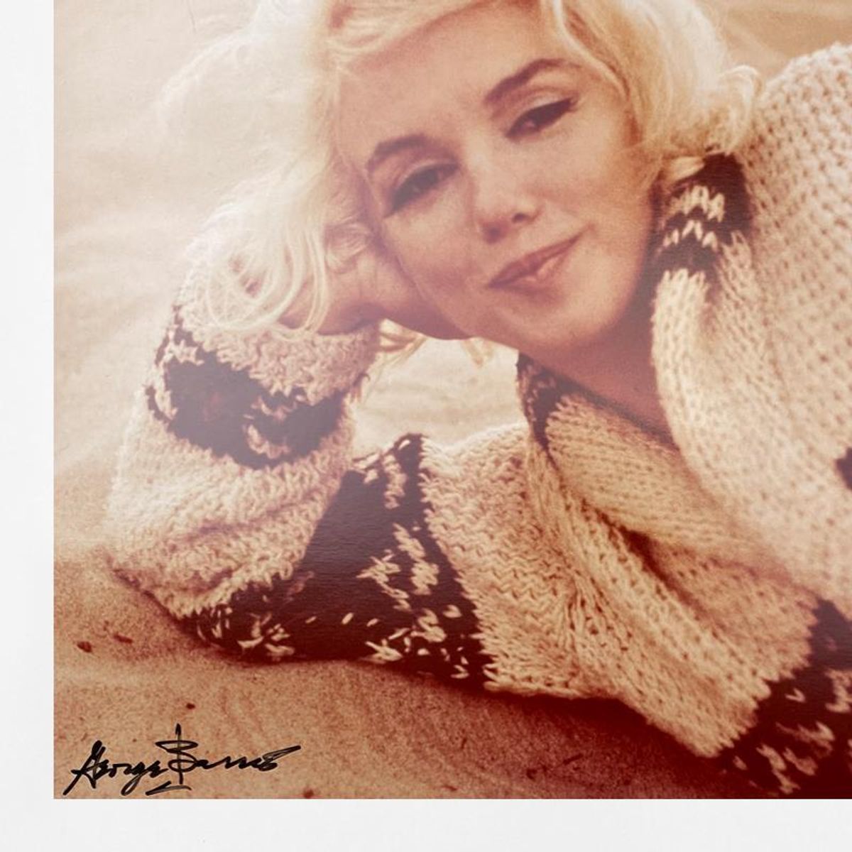 George Barris (1922-2016), "Marilyn Monroe: The Last Shoot" Framed Photograph Printed from the Original Negative, Hand Signed and with Letter of Authenticity
