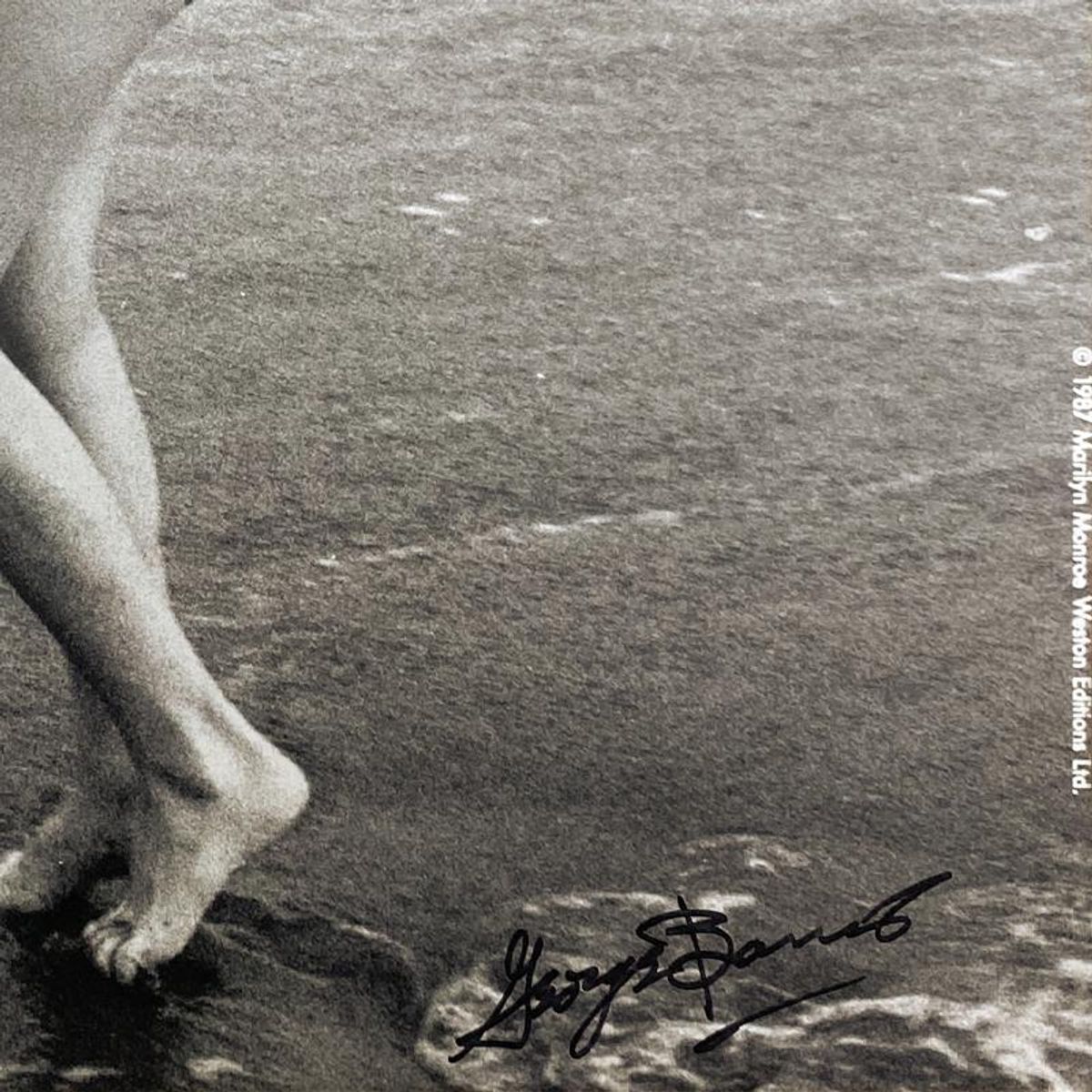 George Barris (1922-2016), "Marilyn Monroe: The Last Shoot" Photograph Printed from the Original Negative, Hand Signed and with Letter of Authenticity