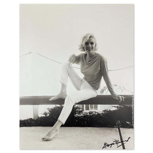 George Barris (1922-2016), "Marilyn Monroe: The Last Shoot" Photograph Printed from the Original Negative, Hand Signed and with Letter of Authenticity