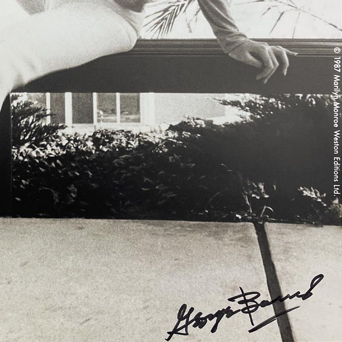 George Barris (1922-2016), "Marilyn Monroe: The Last Shoot" Photograph Printed from the Original Negative, Hand Signed and with Letter of Authenticity