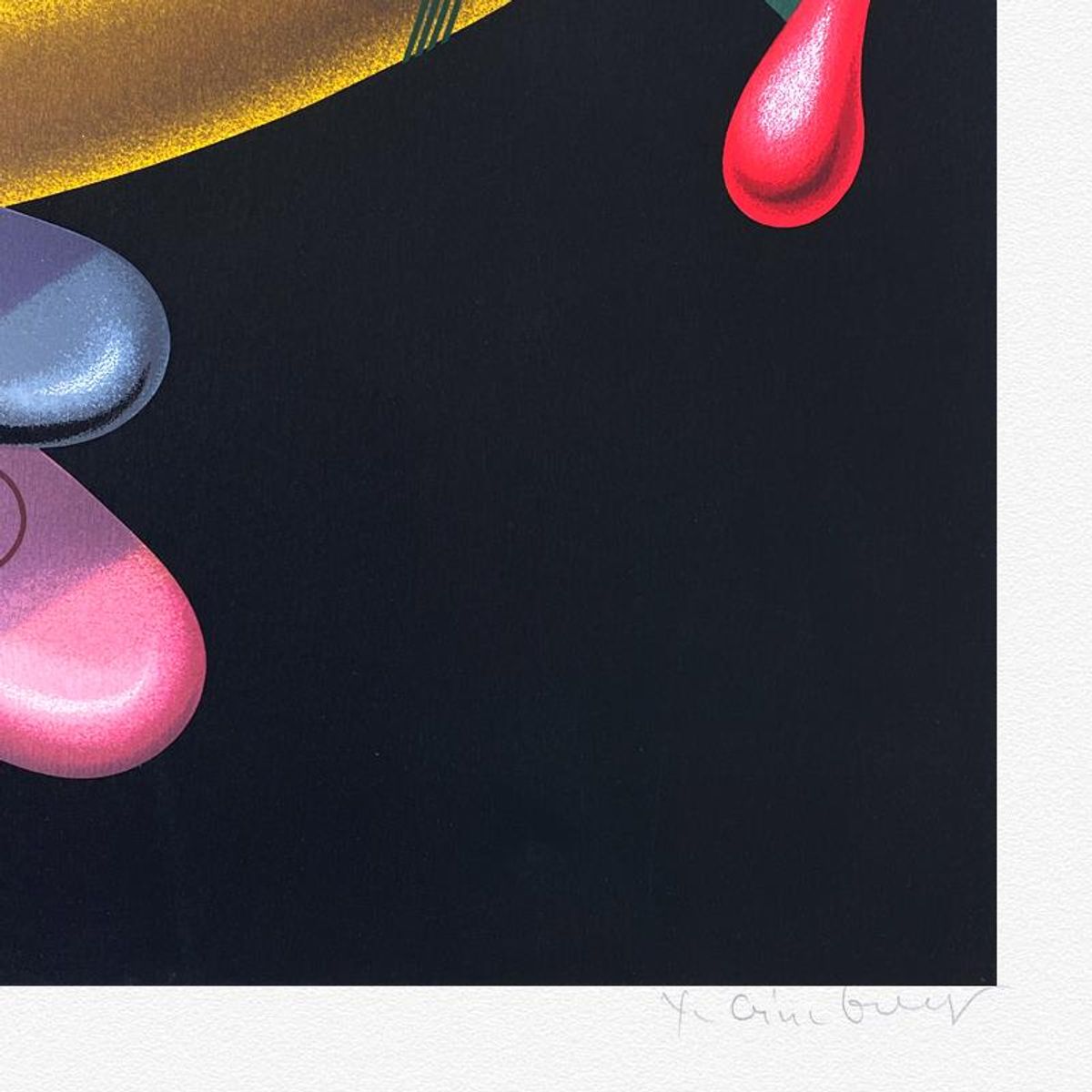 Yankel Ginzburg, "Candy Store (Black)" Limited Edition Serigraph, Numbered and Hand Signed with Letter of Authenticity
