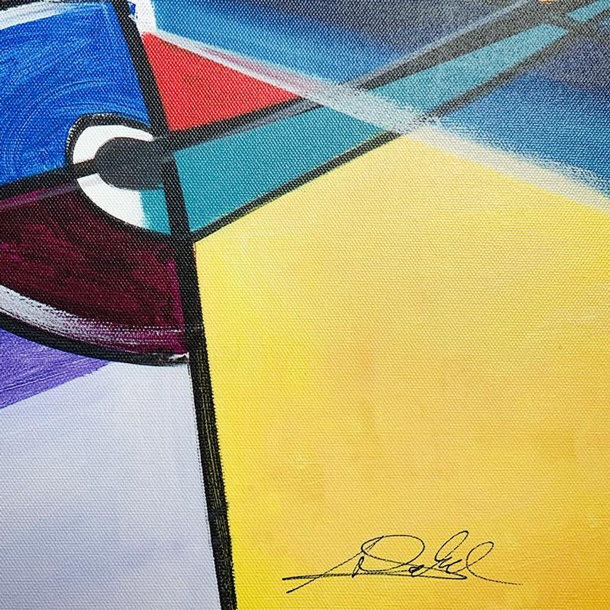 Alfred Gockel, "Rhythm of NY" Hand Signed Limited Edition on Canvas with Letter of Authenticity.