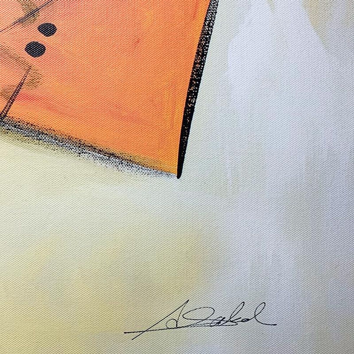 Alfred Gockel, "Beauty in the mirror" Hand Signed Limited Edition on Canvas with Letter of Authenticity.