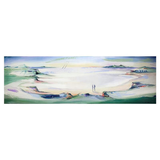 Alfred Gockel, "A Day on the Sea" Hand Signed Limited Edition on Canvas with Letter of Authenticity.