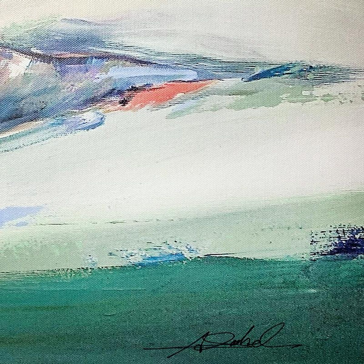 Alfred Gockel, "A Day on the Sea" Hand Signed Limited Edition on Canvas with Letter of Authenticity.