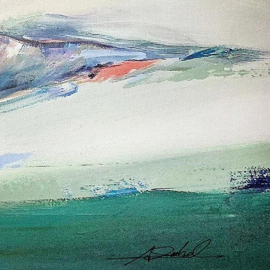 Alfred Gockel, "A Day on the Sea" Hand Signed Limited Edition on Canvas with Letter of Authenticity.