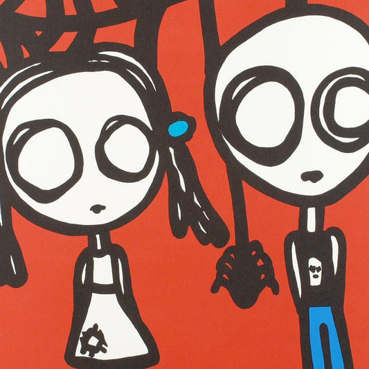 We Met on the Web Limited Edition Lithograph by Todd Goldman, Numbered and Hand Signed with Certificate of Authenticity.