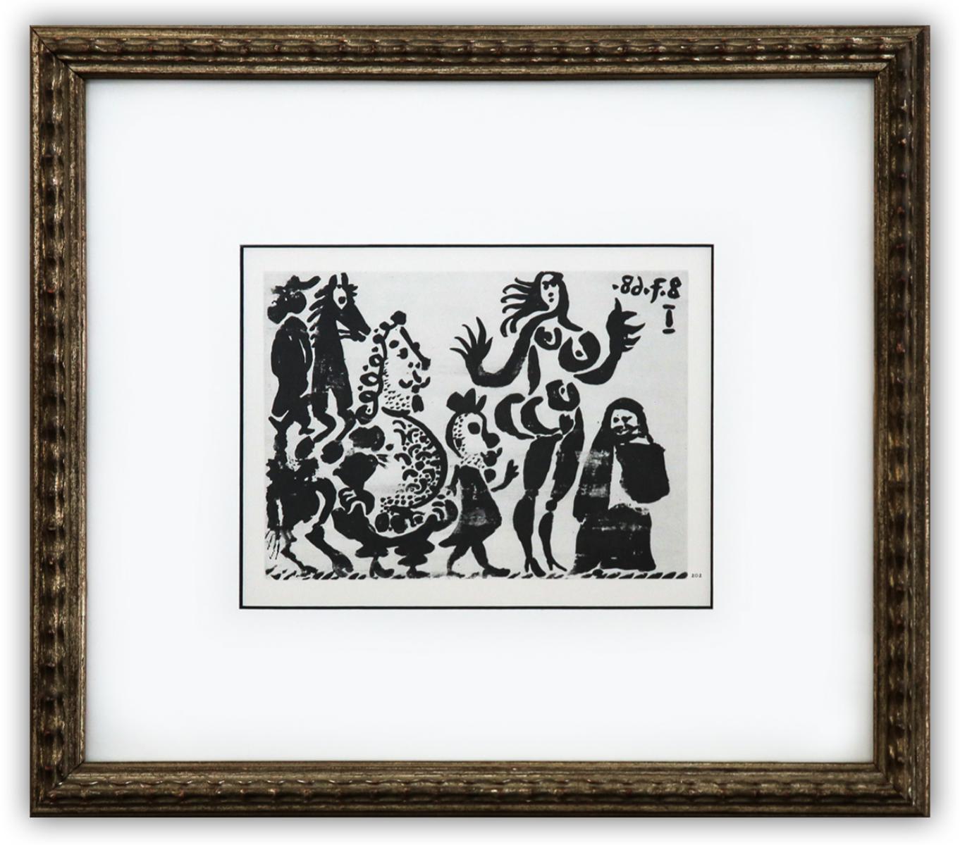 After Pablo Picasso- Offset Lithograph "From The 347 Series"