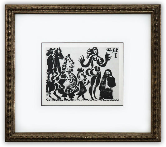 After Pablo Picasso- Offset Lithograph "From The 347 Series"
