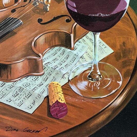 Dima Gorban, "Notes" Hand Signed Limited Edition Serigraph on Paper with Letter of Authenticity.