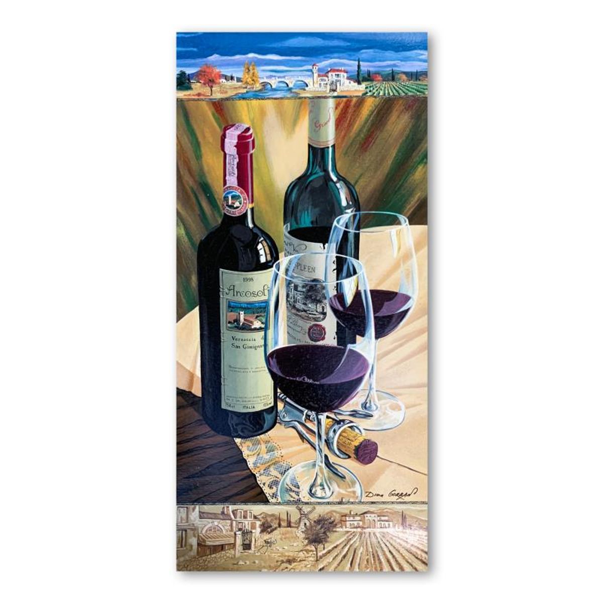 Dima Gorban, "Celebration" Hand Signed Limited Edition Serigraph on Paper with Letter of Authenticity.