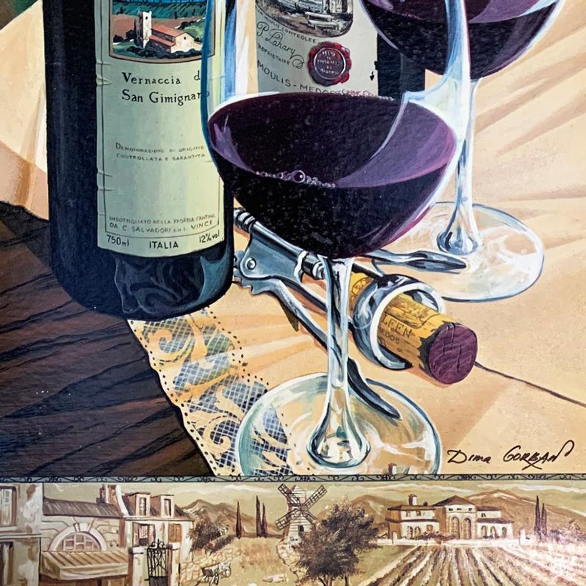 Dima Gorban, "Celebration" Hand Signed Limited Edition Serigraph on Paper with Letter of Authenticity.