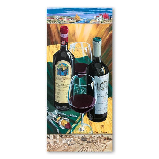 Dima Gorban, "Two to Pour" Hand Signed Limited Edition Serigraph on Paper with Letter of Authenticity.