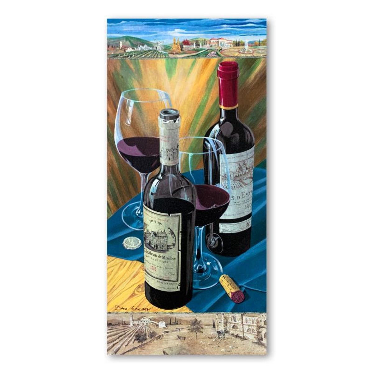 Dima Gorban, "Variety" Hand Signed Limited Edition Serigraph on Paper with Letter of Authenticity.