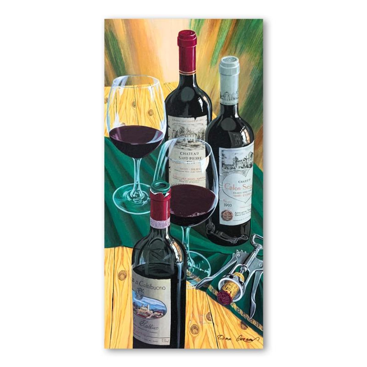 Dima Gorban, "Three for Two" Hand Signed Limited Edition Serigraph on Paper with Letter of Authenticity.