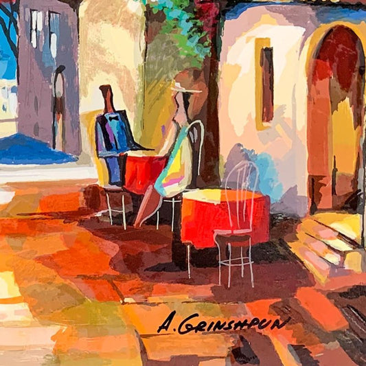 Alex Grinshpun, Hand Signed Limited Edition Serigraph on Board with Letter of Authenticity.