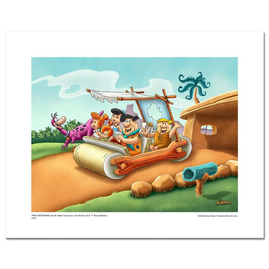 The Flintstones "Classic Car" Numbered Limited Edition with Certificate of Authenticity.