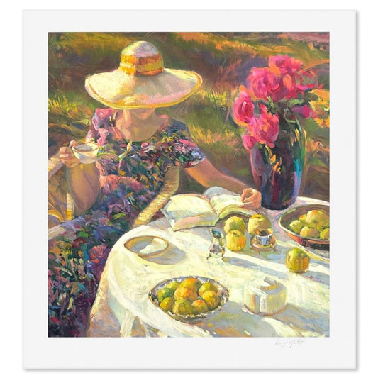 Don Hatfield, "Simple Pleasures" Limited Edition Printer's Proof Serigraph, Numbered and Hand Signed with Letter of Authenticity.