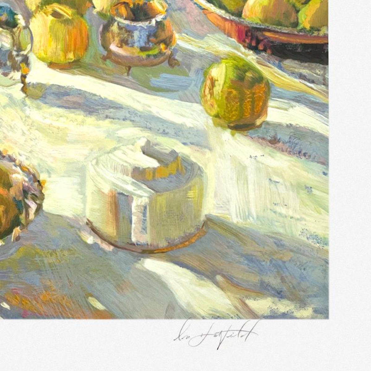 Don Hatfield, "Simple Pleasures" Limited Edition Printer's Proof Serigraph, Numbered and Hand Signed with Letter of Authenticity.