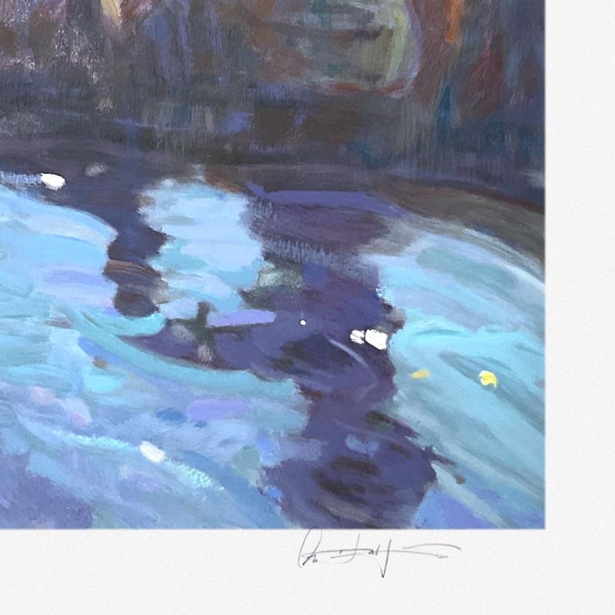 Don Hatfield, "Rock Point" Limited Edition Printer's Proof Serigraph, Numbered and Hand Signed with Letter of Authenticity.