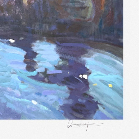 Don Hatfield, "Rock Point" Limited Edition Printer's Proof Serigraph, Numbered and Hand Signed with Letter of Authenticity.