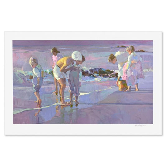 Don Hatfield, "Brothers" Limited Edition Printer's Proof Serigraph, Numbered and Hand Signed with Letter of Authenticity.
